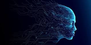 Abstract neural illustration representing connected AI agents